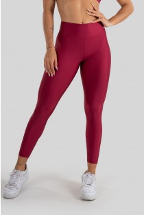 Calça Legging com Recorte e Pesponto (Vinho) | Ref: K3208-C