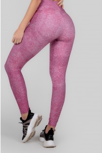 Calça Legging Estampa Digital Cós Duplo (Cabernet) | Ref: K3007-A