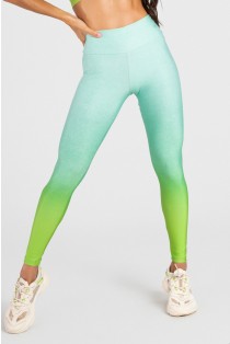 Calça Legging Estampa Digital com Cós Duplo (Green Glow) | Ref: K3087-D