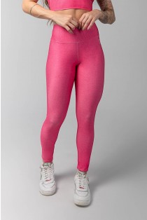 Calça Legging Estampa Digital com Cós Duplo (Rosa Neon) | Ref: K3600-S