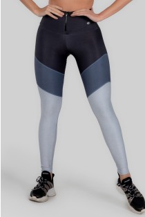 Calça Legging Estampa Digital com Zíper no Cós (Classic Marine) | Ref: K3001-A