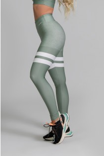 Calça Legging Fitness Estampa Digital Green Army | Ref: GO390