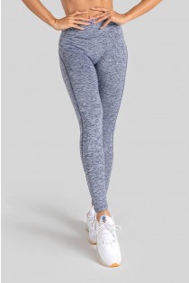 Calça Legging Mesclado (Cinza / Azul Marinho) | Ref: K3096-B