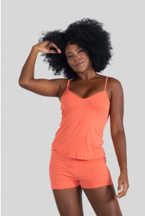 Camiseta Homewear (Laranja) | Ref: K3104-G