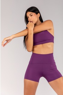 Short com Zíper Invisível no Bolso do Cós (Ametista) | Ref: K4690-A