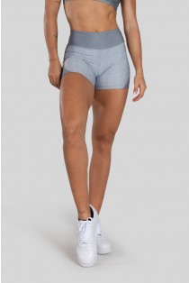 Short com Cós Duplo Estampa Digital (Gray Bubble) | Ref: K3069-C