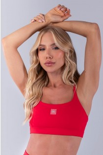 Top com Alças Cruzadas e Costas Abertas (Vermelho) | Ref: K4473-C