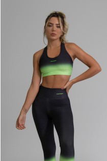 Top Nadador Fitness com Viés Estampa Digital Neon Transition | Ref: GO393