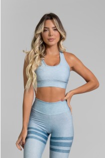 Top Nadador Fitness com Viés Estampa Digital Ribble | Ref: GO357