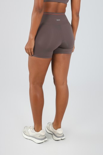 Short com Vivo e Chapado (Trufa / Cobre) | Ref: K4726-A