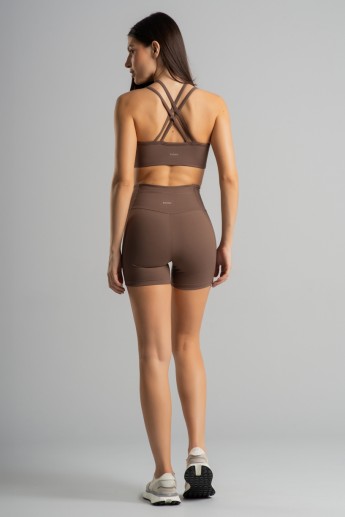 Short sem Gancho com Bolso no Cós (Capuccino) | Ref: K4853-B