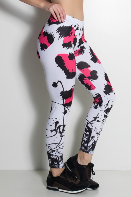 Legging Pink Jaguar Sublimada | Ref: F1552-001