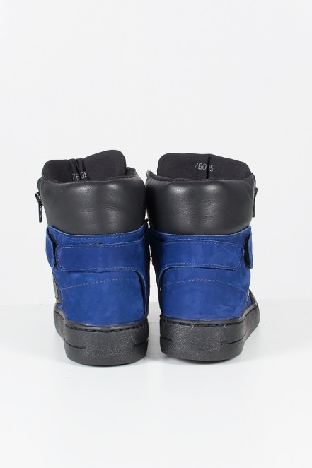 Sneaker Unissex Preto com Azul | Ref: T39