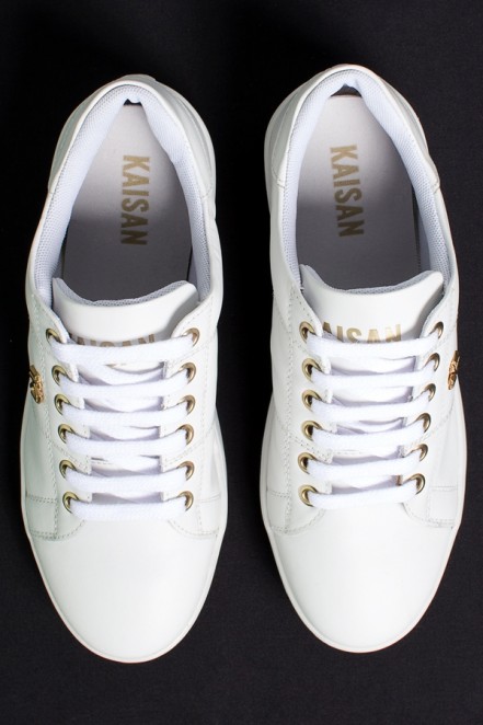 Tênis Mini Sneaker com Cadarço (Branco) | Ref: KS-T42-001