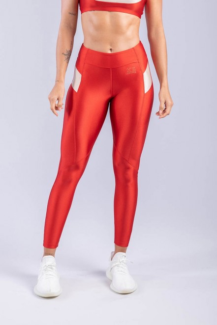 K3324-A_Calca_Legging_com_Recorte_Diagonal_Vermelho__Nude__Ref:_K3324-A