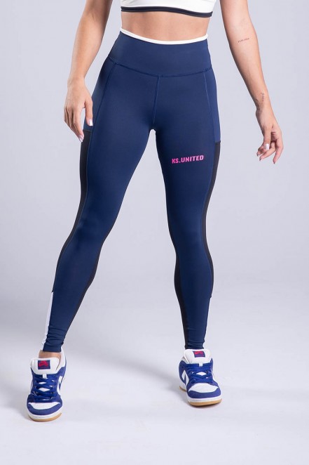 K3330-A_Calca_Legging_com_Lateral_Tricolor_Azul_Marinho__Preto__Branco__Ref:_K3330-A