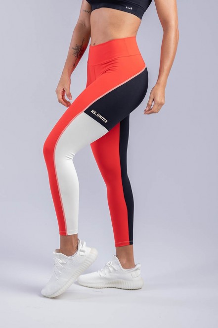 K3375-A_Calca_Legging_Tricolor_com_Recorte_Arredondado_Vermelho__Preto__Branco__Ref:_K3375-A