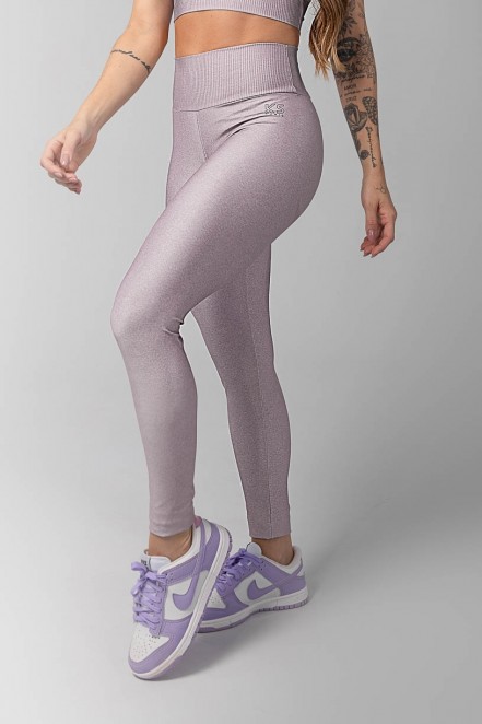 Calça Legging Estampa Digital com Cós Duplo (Rosa Claro) | Ref: K3600-R