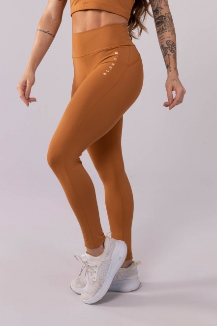 Calça Legging com Recorte no Bumbum (Marrom) | Ref: K3547-C