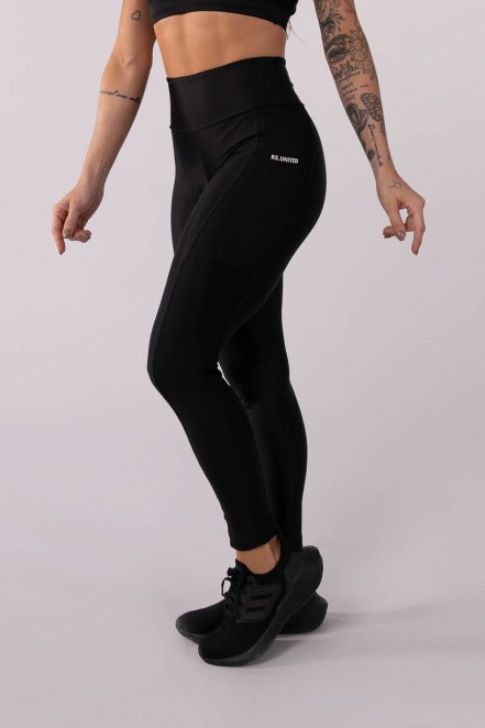 Calça Legging com Bolso e Ponto de Cobertura (Preto) | Ref: K3566-A