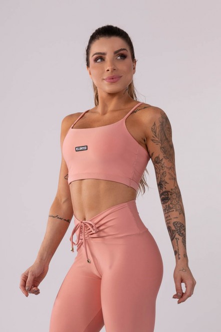 Top com Decote Reto (Rosa) | Ref: K3572-B