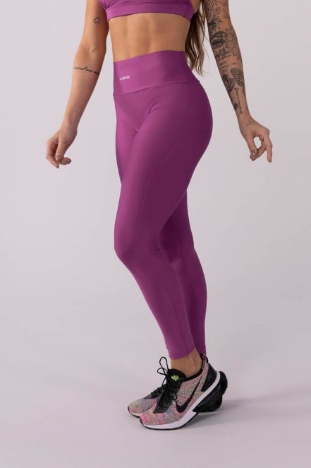 Calça Legging sem Gancho com Franzido (Roxo) | Ref: K3635-A