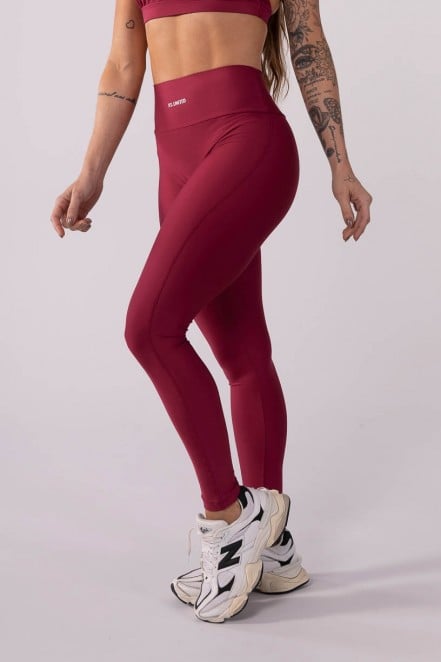 Calça Legging sem Gancho com Franzido (Vinho) | Ref: K3635-D