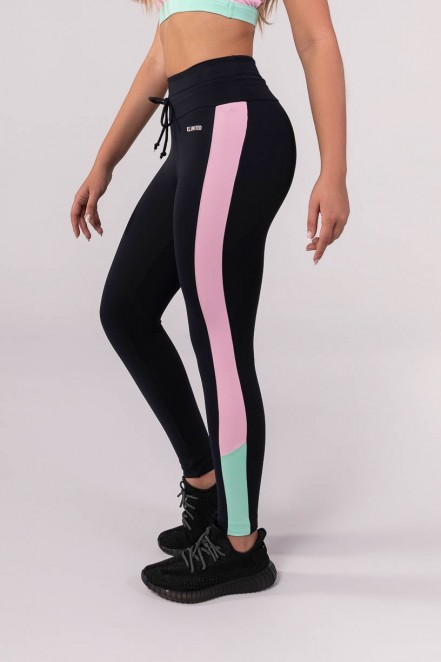 K3860-B_Calca_Legging_com_Cadarco_na_Cintura_Preto__Rosa_Claro__Verde_Claro__Ref:_K3860-B