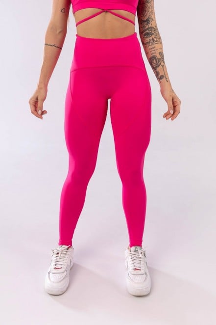 K3930-C_Calca_Legging_sem_Gancho_com_Cos_em_V_Rosa__Ref:_K3930-C