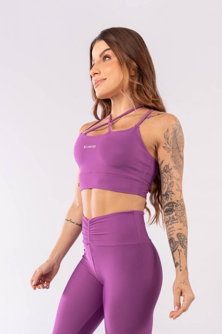 Top com Alças Duplas (Roxo) | Ref: K3939-C