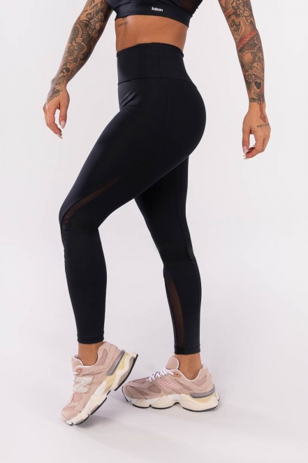 K4018-A_Calca_Legging_com_Recorte_de_Tule_Preto__Ref:_K4018-A