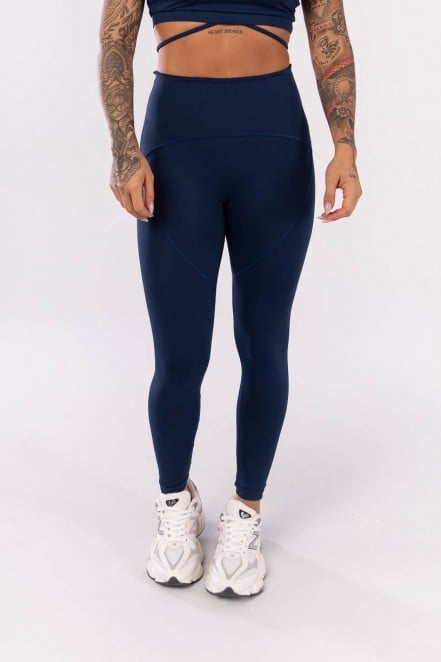 Calça Legging sem Gancho com Cós em V (Azul Marinho) | Ref: K4132-C