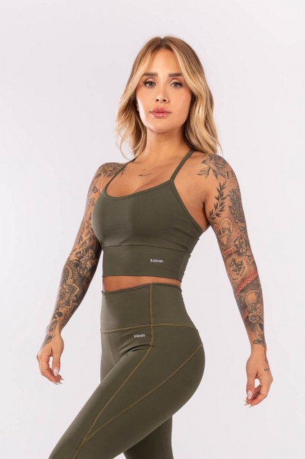 K3991-B_Top_com_Alcas_e_Costas_Abertas_Verde_Militar__Ref:_K3991-B