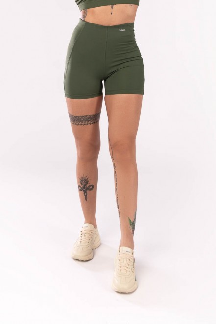 Short sem Cós Aparente (Verde Militar) | Ref: K4063-A