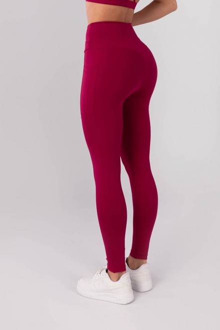 Calça Legging sem Gancho com Cós Transpassado (Açaí) | Ref: K4170-B