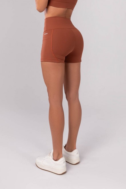 Short com Bolsos e Cobertura (Marrom) | Ref: K4177-B