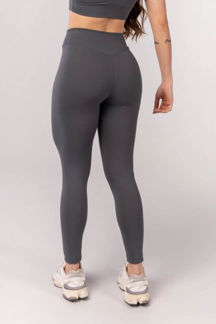 Calça Legging com Cós Arredondado (Grafite) | Ref: K4230-B