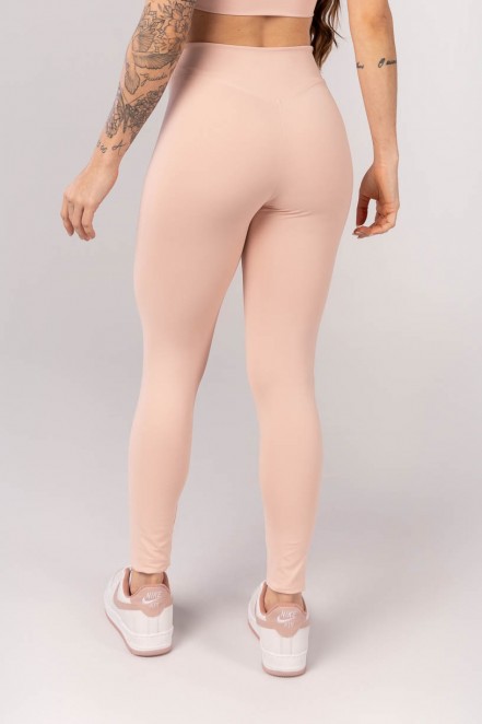 Calça Legging com Cós Arredondado (Rosa Bebê) | Ref: K4230-C