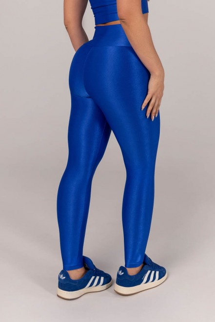 Calça Legging Básica Canelada (Azul) | Ref: K4190-C