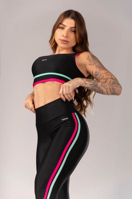 K4193-B_Calca_Legging_com_Chapados_Duplos_Preto__Rosa_Pink__Menta__Ref:_K4193-B