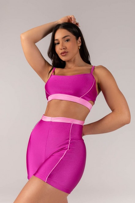K4301-E_Short_com_Vivo_e_Vira_Rosa_Escuro__Rosa_Claro__Ref:_K4301-E