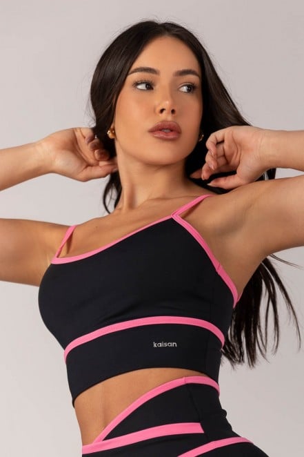 K4295-A_Top_com_Alcas_Regulaveis_e_Chapado_Preto__Rosa_Chiclete__Ref:_K4295-A