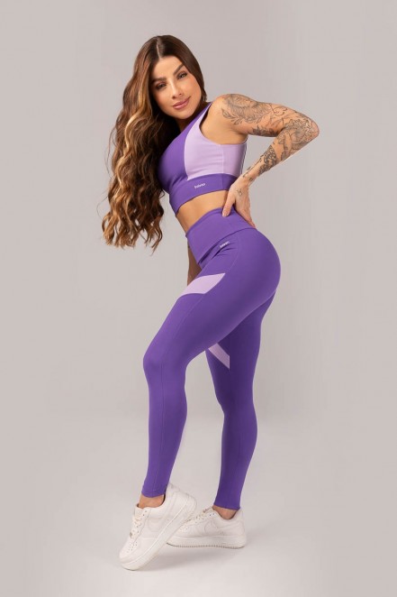 K4011-C_Calca_Legging_Bicolor_com_Recortes_Violeta__Lilas__Ref:_K4011-C