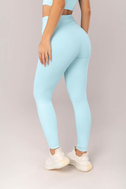 Calça Legging com Cobertura no Cós e na Vira (Azul Bebê) | Ref: K4321-A