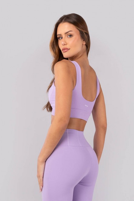 Top com Detalhe de Cobertura (Lilás) | Ref: K4400-A