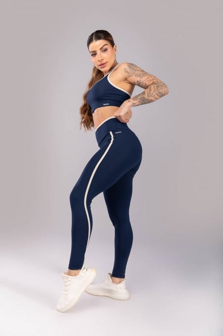 K4419-A_Calca_Legging_com_Cos_de_Vira_e_Chapado_Azul_Marinho__Bege__Ref:_K4419-A