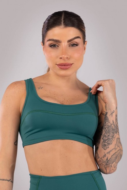 K4421-B_Top_sem_Cos_e_com_Recorte_Anatamico_Verde_Esmeralda__Ref:_K4421-B