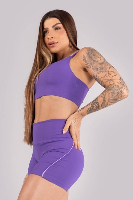 K4460-A_Short_com_Vivo_Contrastante_Violeta__Lilas__Ref:_K4460-A
