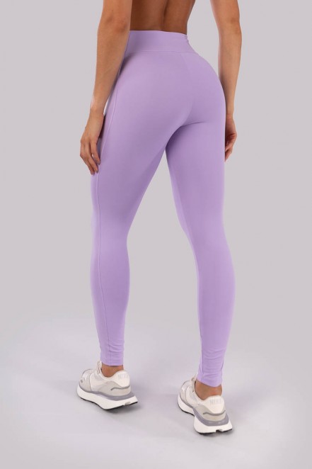 Calça Legging com Faixa Lateral (Lilás) | Ref: K4536-A