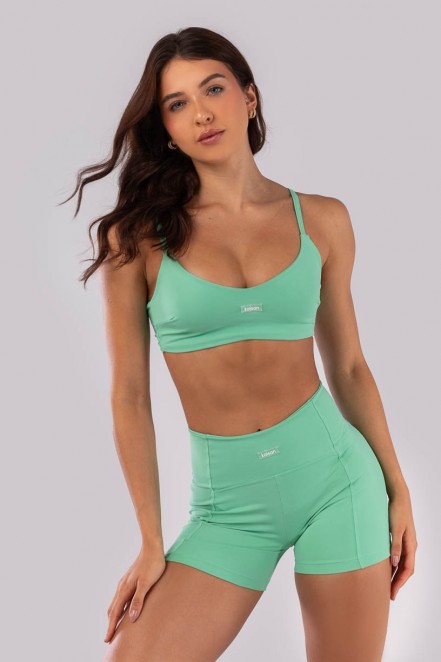 K4537-B_Short_com_Faixa_Lateral_Verde_Menta__Ref:_K4537-B